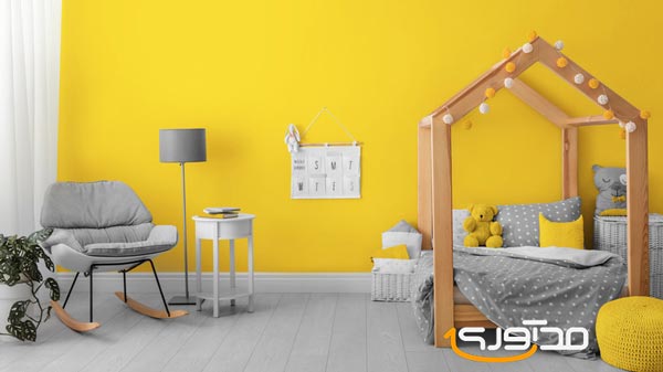 لیمویی زرد؛ یک رنگ شاد و زنده برای اتاق کودک 1