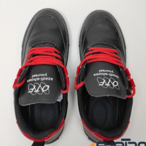 کفش کتونی مردانه مشکی و قرمز